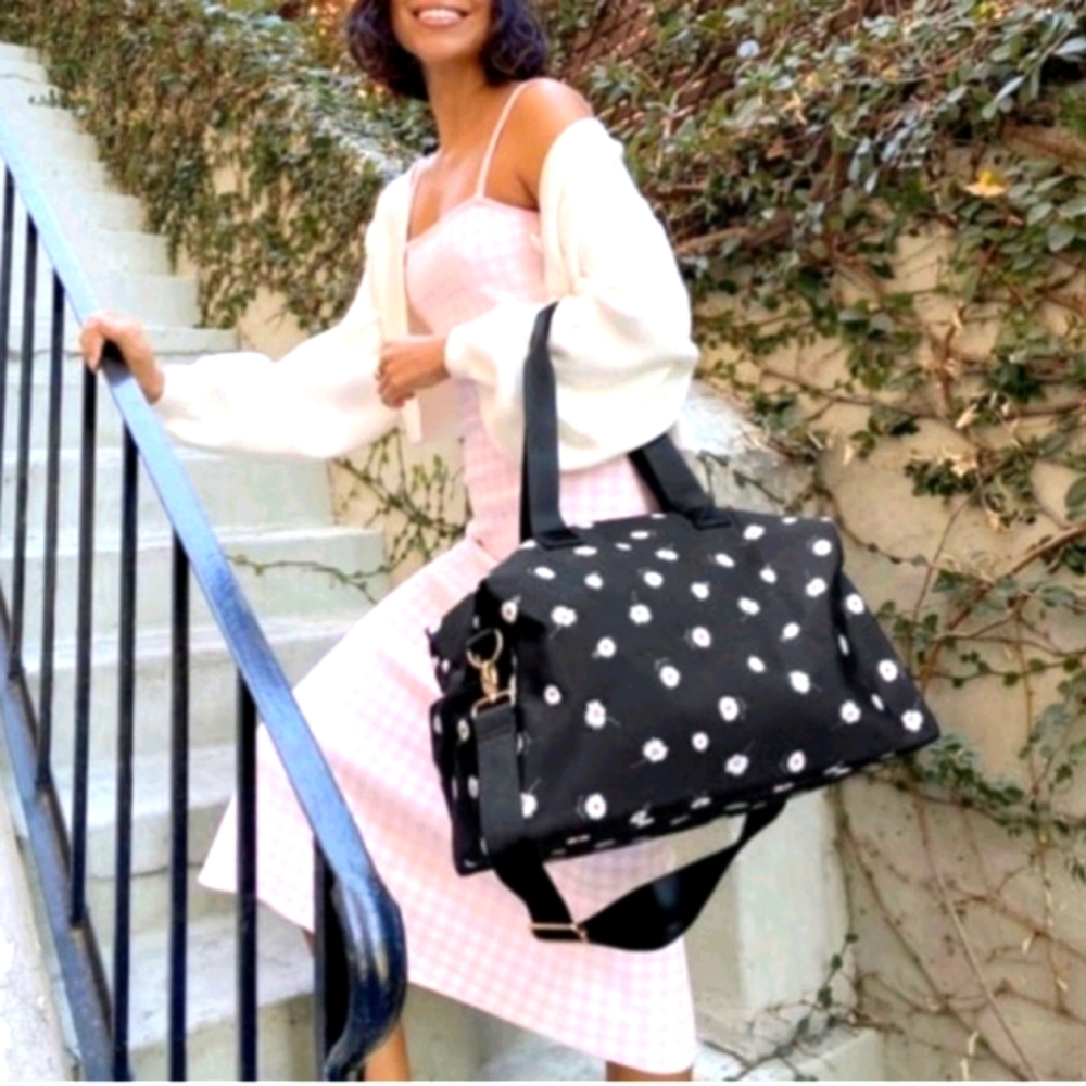 Alice + Olivia Daisy Print Duffel Bag